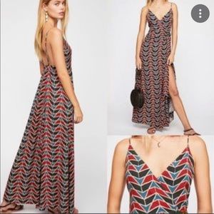 Free People Siren Wrap Maxi dress size M